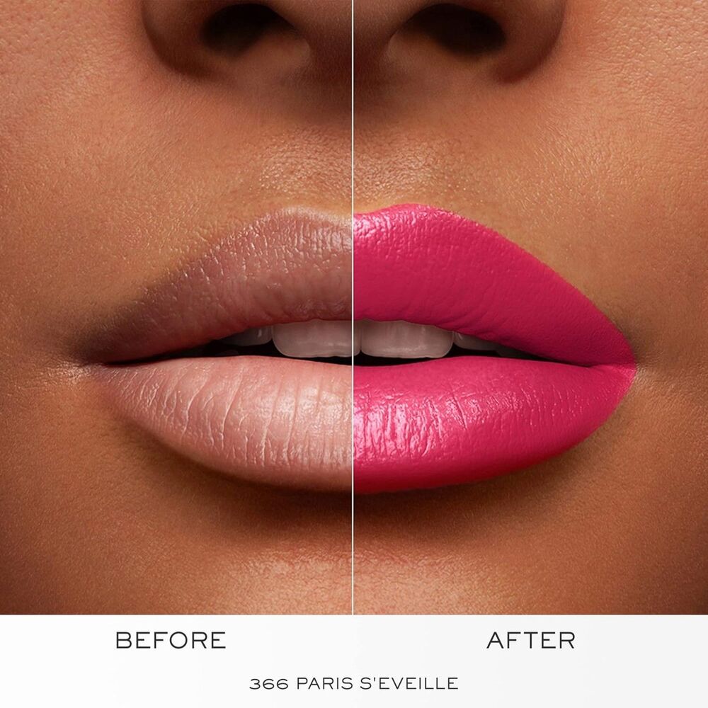 Lancôme L'Absolu 18HR Bright Pink Pop Comfort Rouge Hydrating Cream Lipstick - Picture 3 of 4